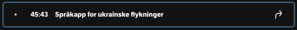 NRK radio
